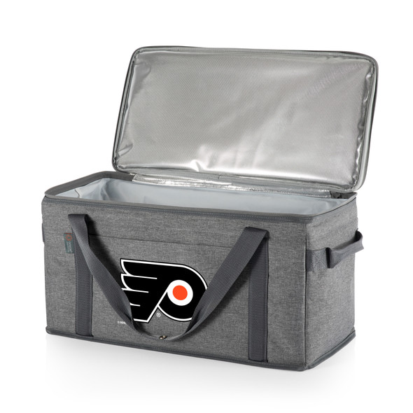 Philadelphia Flyers 64 Can Collapsible Cooler, (Heathered Gray)