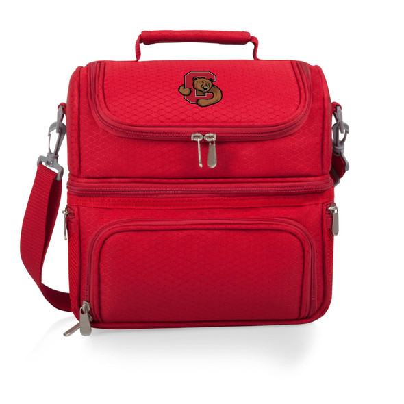 Cornell Big Red Pranzo Lunch Bag Cooler with Utensils NCAA Lunch Tote, (Red)