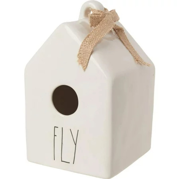 Rae Dunn Fly Ceramic Birdhouse