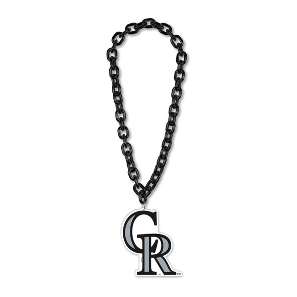 Colorado Rockies Necklace Fan Chain Necklace NCAA Foam Chain Fan Gear