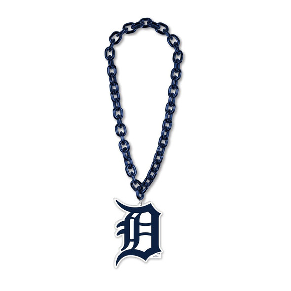 Detroit Tigers Necklace Fan Chain Necklace NCAA Foam Chain Fan Gear