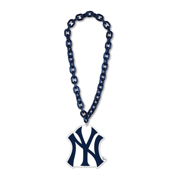 New York Yankees Necklace Fan Chain Necklace NCAA Foam Chain Fan Gear