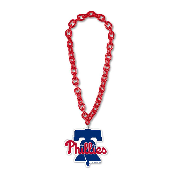 Philadelphia Phillies Necklace Fan Chain Necklace NCAA Foam Chain Fan Gear