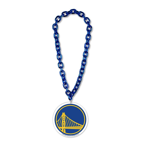 Golden State Warriors Necklace Fan Chain Necklace NCAA Foam Chain Fan Gear