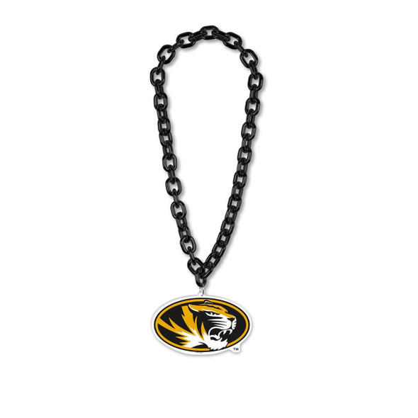 Missouri Tigers Necklace Fan Chain Necklace NCAA Foam Chain Fan Gear