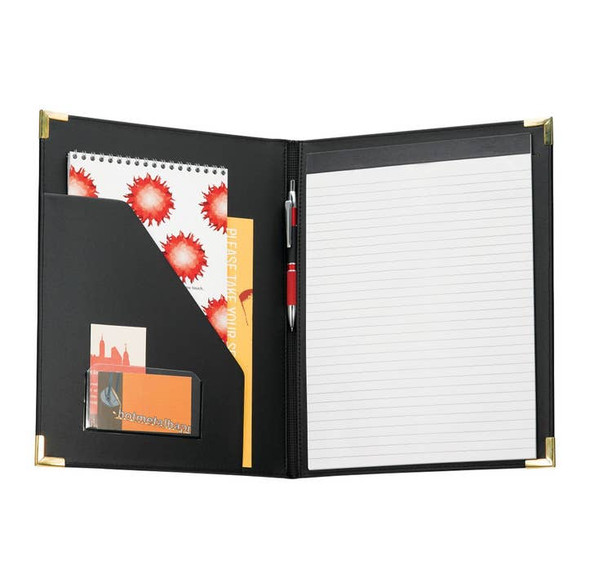 Carolina Panthers Black Padfolio Portfolio Organizer Business Folder Fan Gear