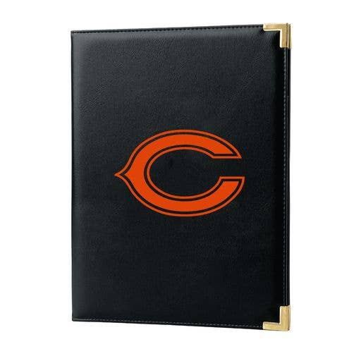 Chicago Bears Black Padfolio Portfolio Organizer Business Folder Fan Gear