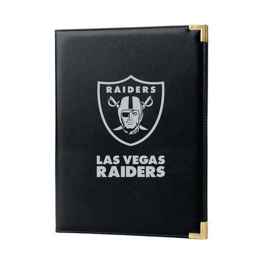 Las Vegas Raiders Black Padfolio Portfolio Organizer Business Folder Fan Gear