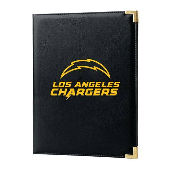 Los Angeles Chargers Black Padfolio