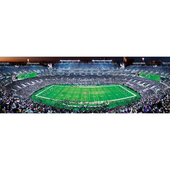 Baltimore Ravens 1000 Piece Panoramic Puzzle - Center View