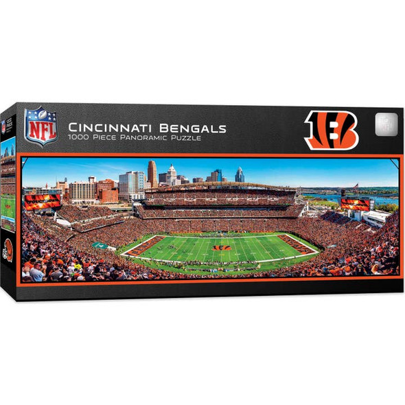 Cincinnati Bengals 1000 Piece Panoramic Puzzle - Center View