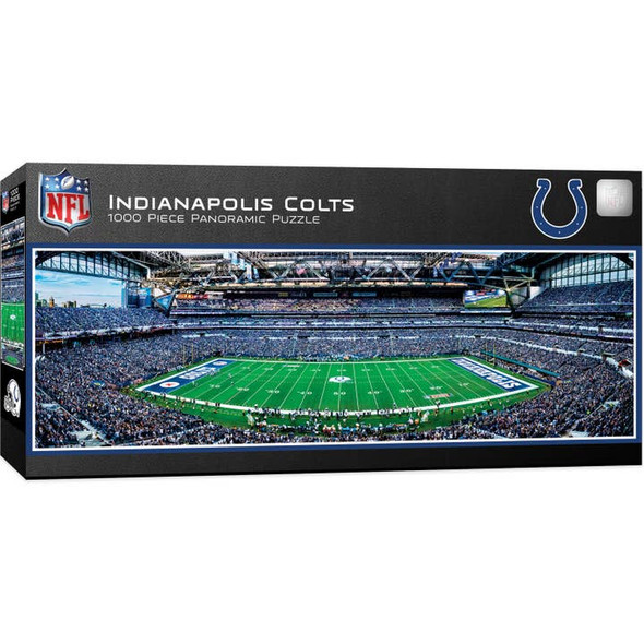 Indianapolis Colts 1000 Piece Panoramic Puzzle NFL Jigsaw Puzzle Fan Activity - Center View