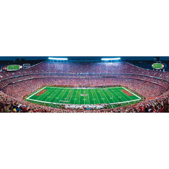 Kansas City Chiefs 1000 Piece Panoramic Puzzle - Center View