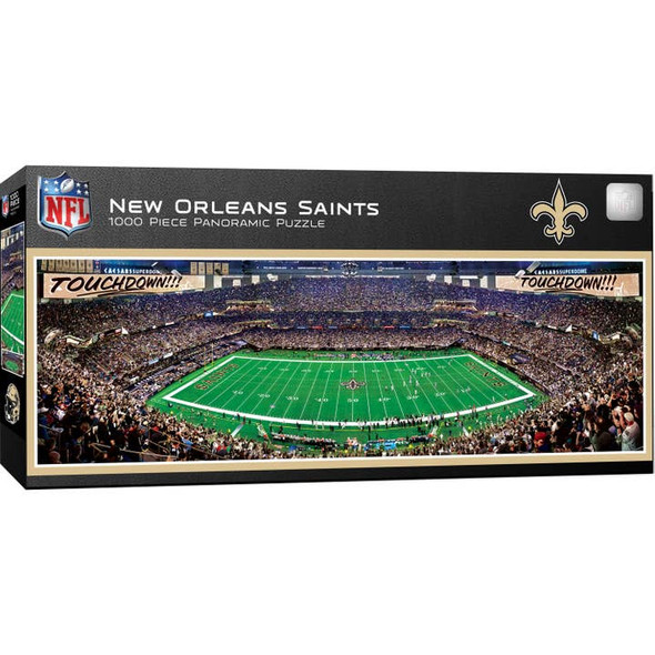 New Orleans Saints1000 Piece Panoramic Puzzle NFL Jigsaw Puzzle Fan Activity - Center View