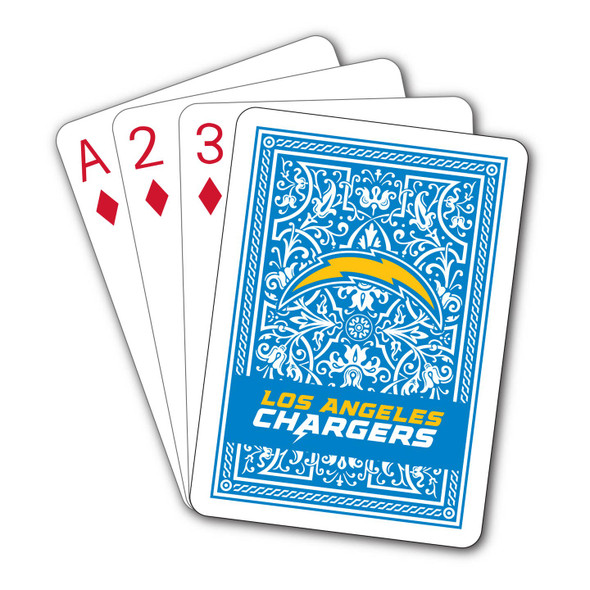 Los Angeles Chargers Playing Cards
