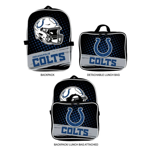 Indianapolis Colts Backpack Lunchbox Set