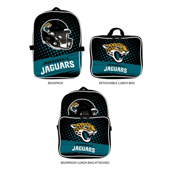 Jacksonville Jaguars Backpack Lunchbox Set