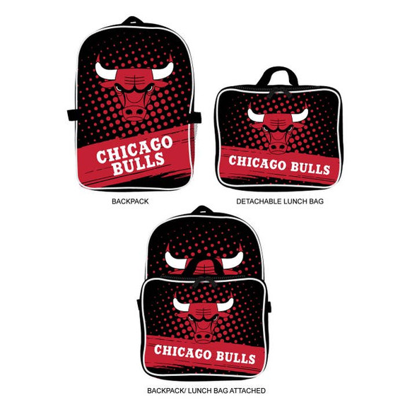 Chicago Bulls Backpack Lunchbox Set