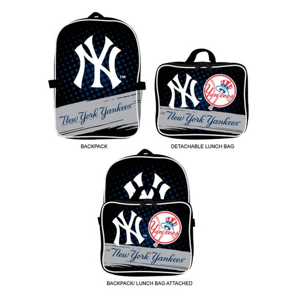 New York Yankees Backpack Lunchbox Set