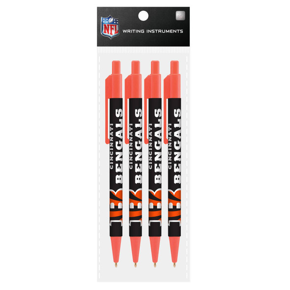 Cincinnati Bengals 4 Pack Cool Color Pens