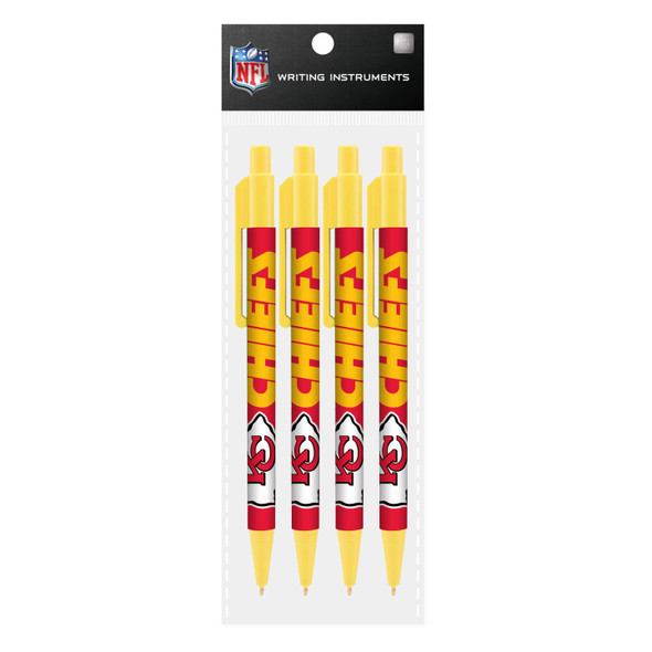 Kansas City Chiefs 4 Pack Cool Color Pens
