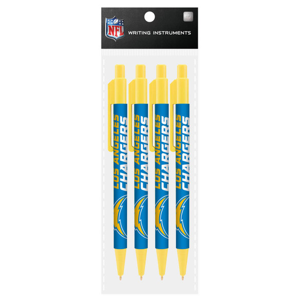Los Angeles Chargers 4 Pack Cool Color Pens