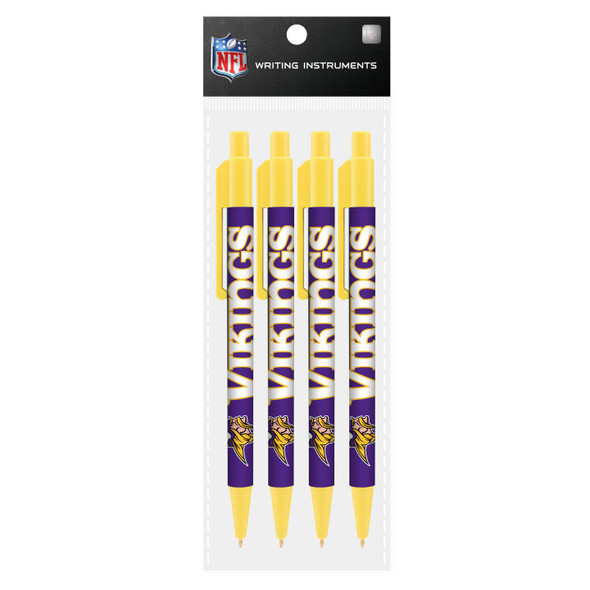 Minnesota Vikings 4 Pack Cool Color Pens
