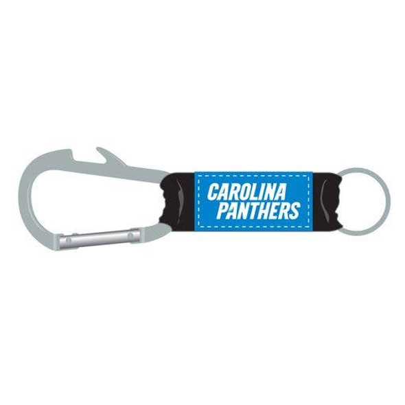 Carolina Panthers Bottle Opener Carabiner Keychain