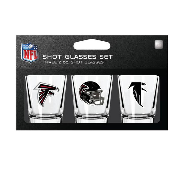 Atlanta Falcons 3-Pack Shot Glass Set
