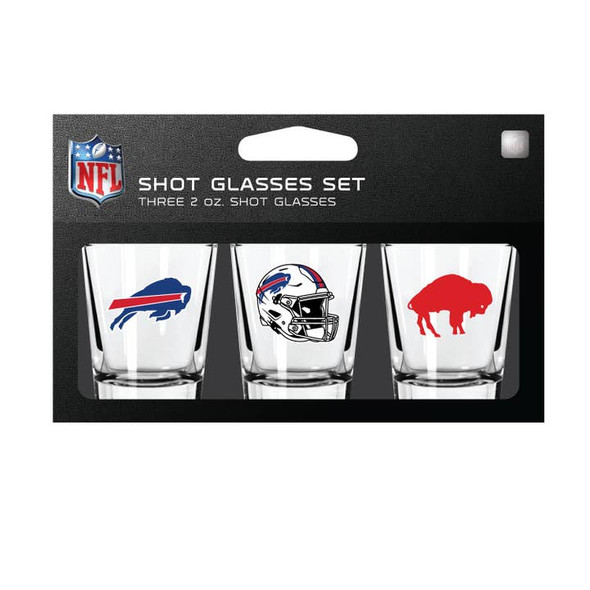 Buffalo Bills 3-Pack Shot Glass Set