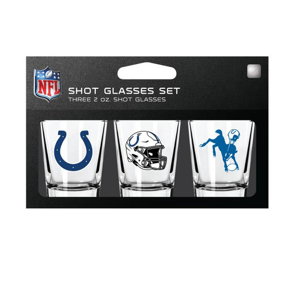 Indianapolis Colts 3-Pack Shot Glass Set