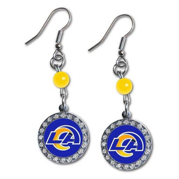 Los Angeles RamsRhinestone Dangle Earrings