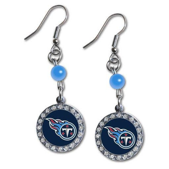 Tennessee TitansRhinestone Dangle Earrings