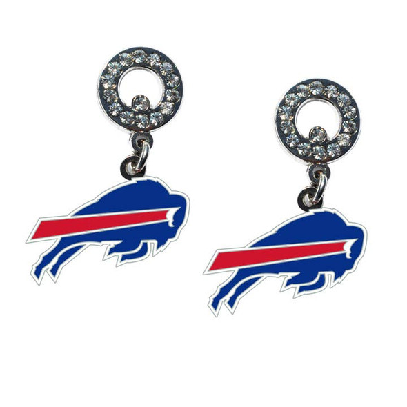 Buffalo Bills Rhinestone  Earrings