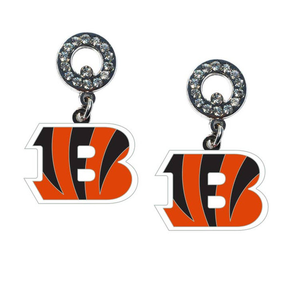 Cincinnati Bengals Rhinestone  Earrings