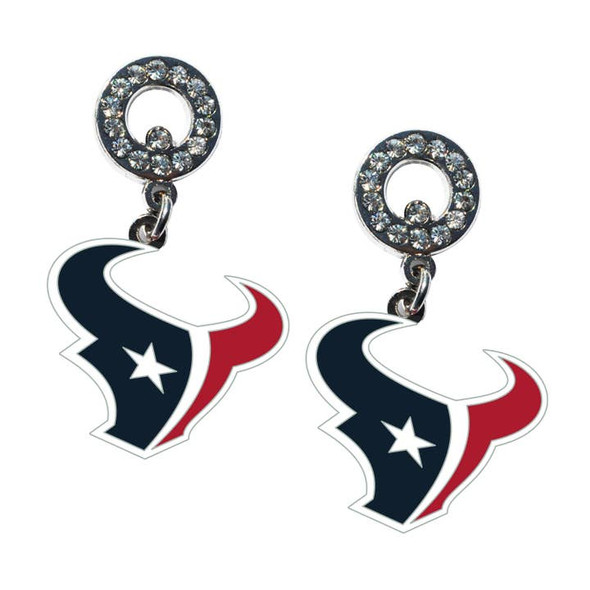 Houston Texans Rhinestone  Earrings