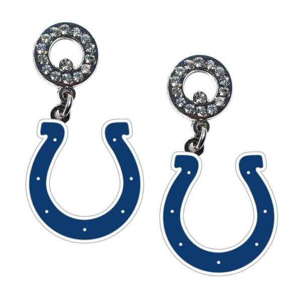 Indianapolis Colts Rhinestone  Earrings
