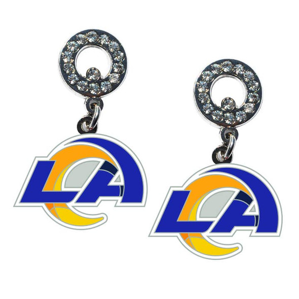 Los Angeles Rams Rhinestone  Earrings