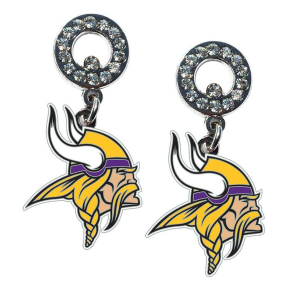 Minnesota Vikings Rhinestone  Earrings