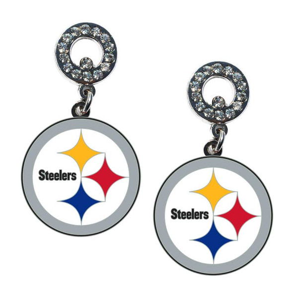 Pittsburgh Steelers Rhinestone  Earrings