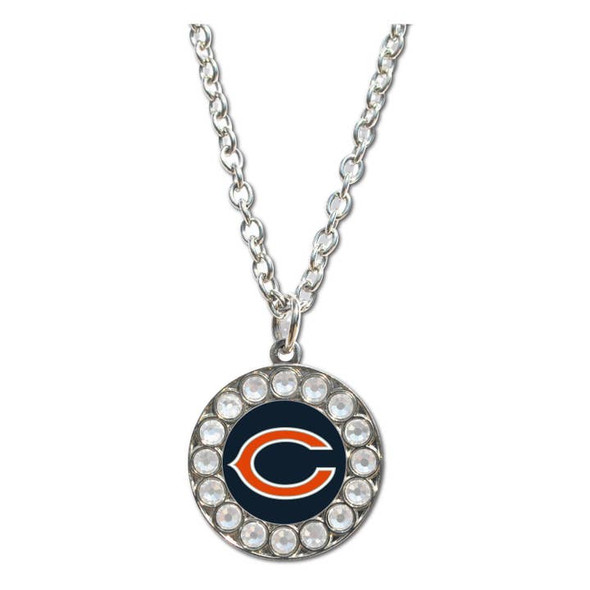 Chicago Bears Rhinestone Necklace