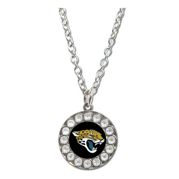 Jacksonville Jaguars Rhinestone Necklace