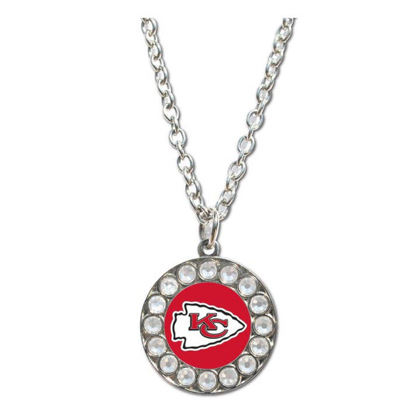 Kansas City Chiefs Rhinestone Necklace