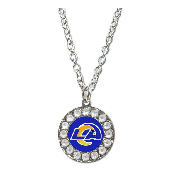 Los Angeles Rams Rhinestone Necklace