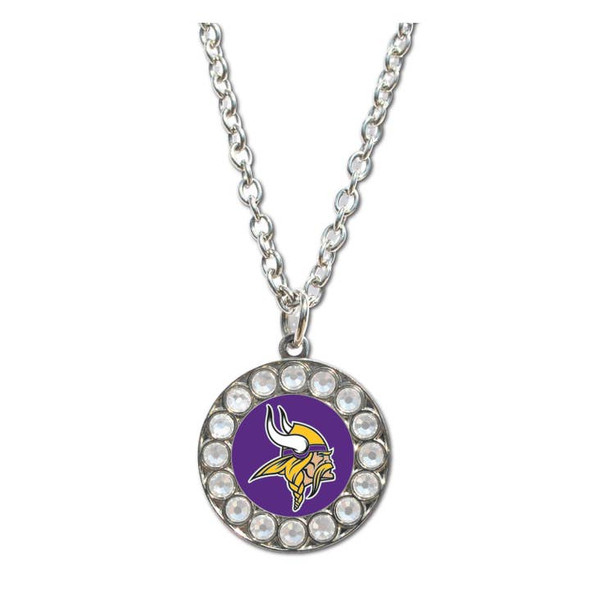 Minnesota Vikings Rhinestone Necklace