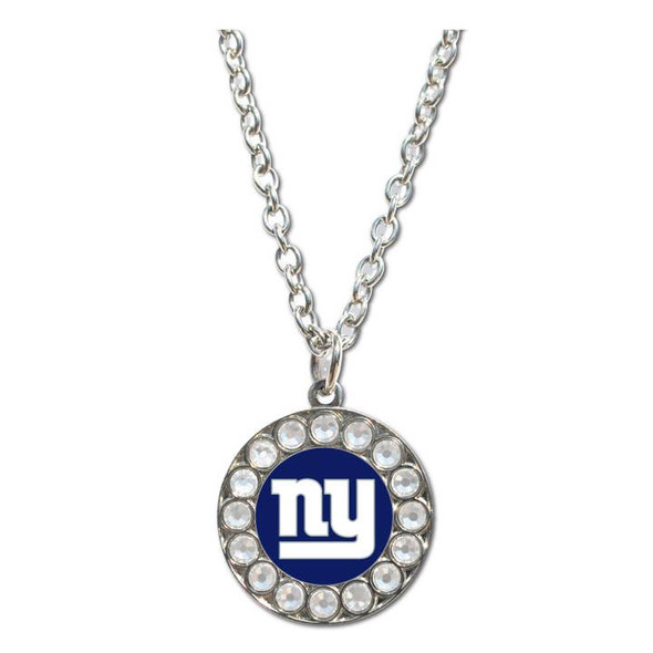 New York Giants Rhinestone Necklace