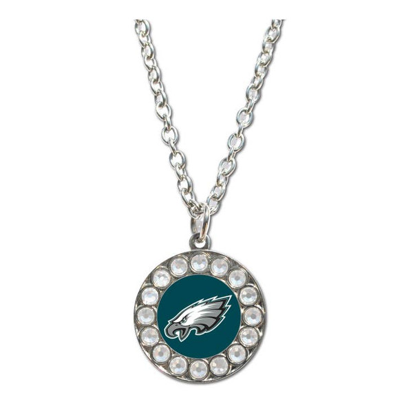 Philadelphia Eagles Rhinestone Necklace
