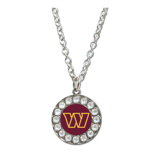 Washington Commanders Rhinestone Necklace