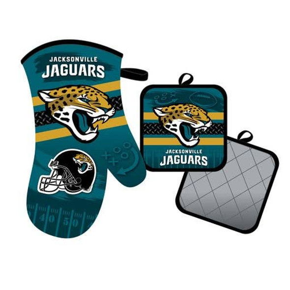 Jacksonville Jaguars Oven Mitt and Pot Holder