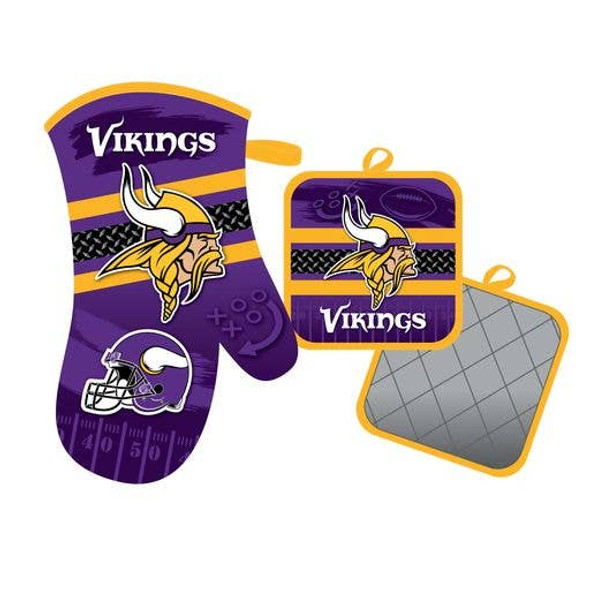 Minnesota Vikings Oven Mitt and Pot Holder